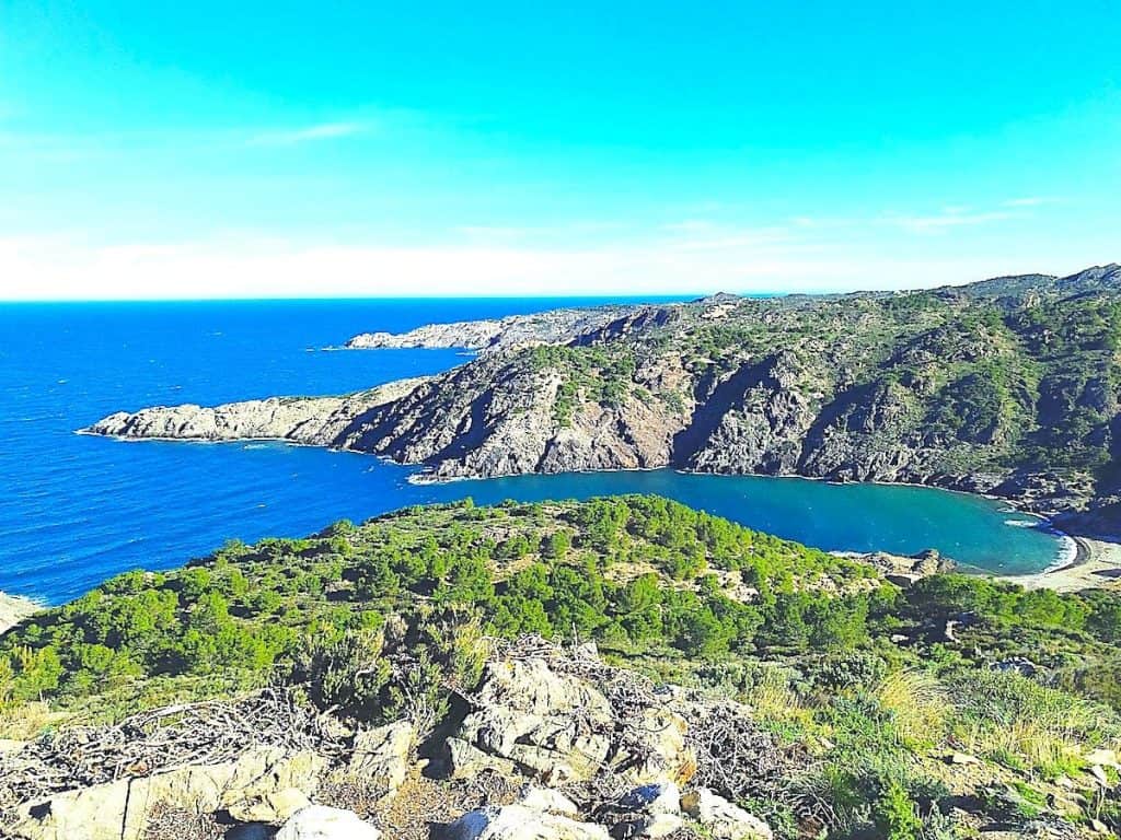 The cove Cala Tavallera in the Costa Brava