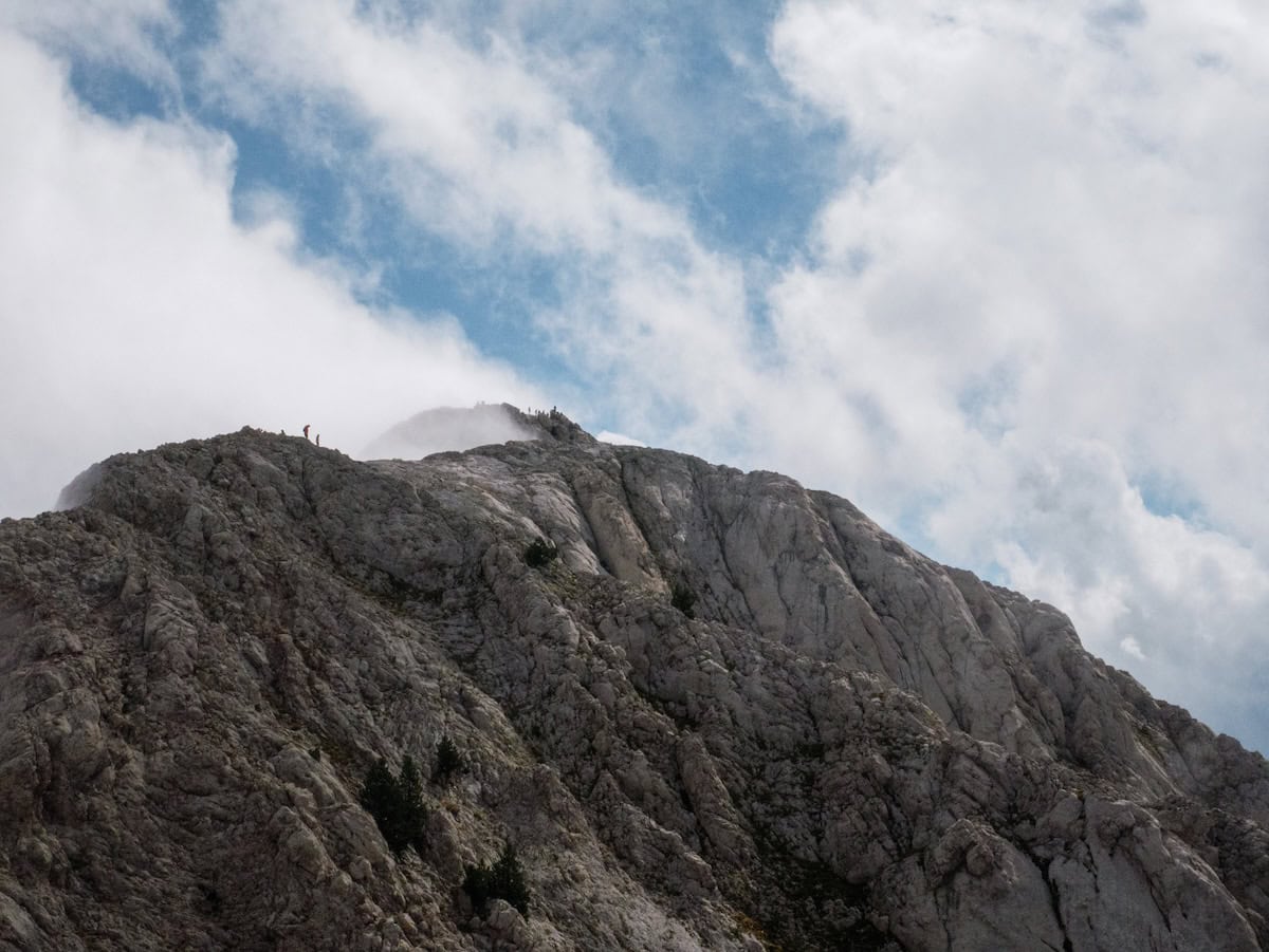 Views from the Pedraforca mountain ridge