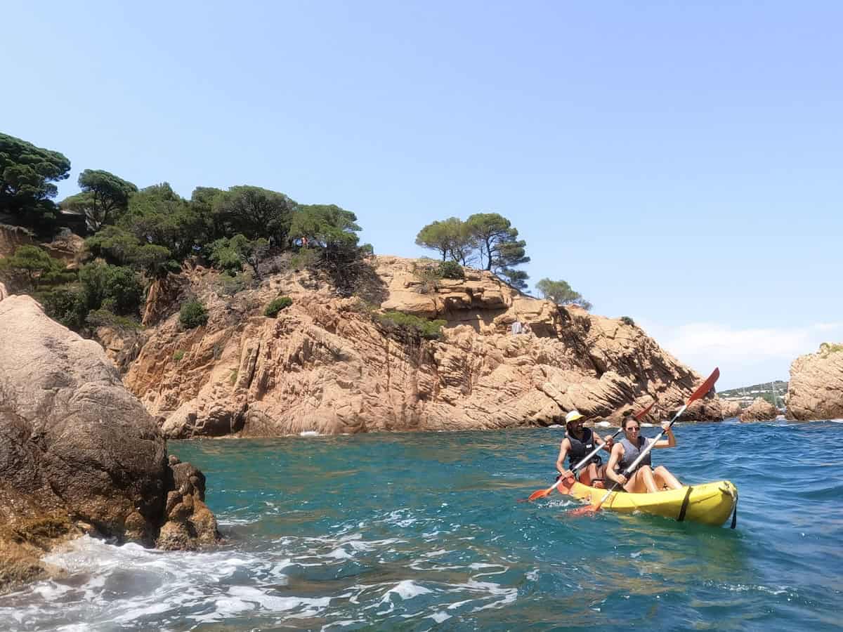 Kayaking in s'Agaró with Barcelona Day Trip