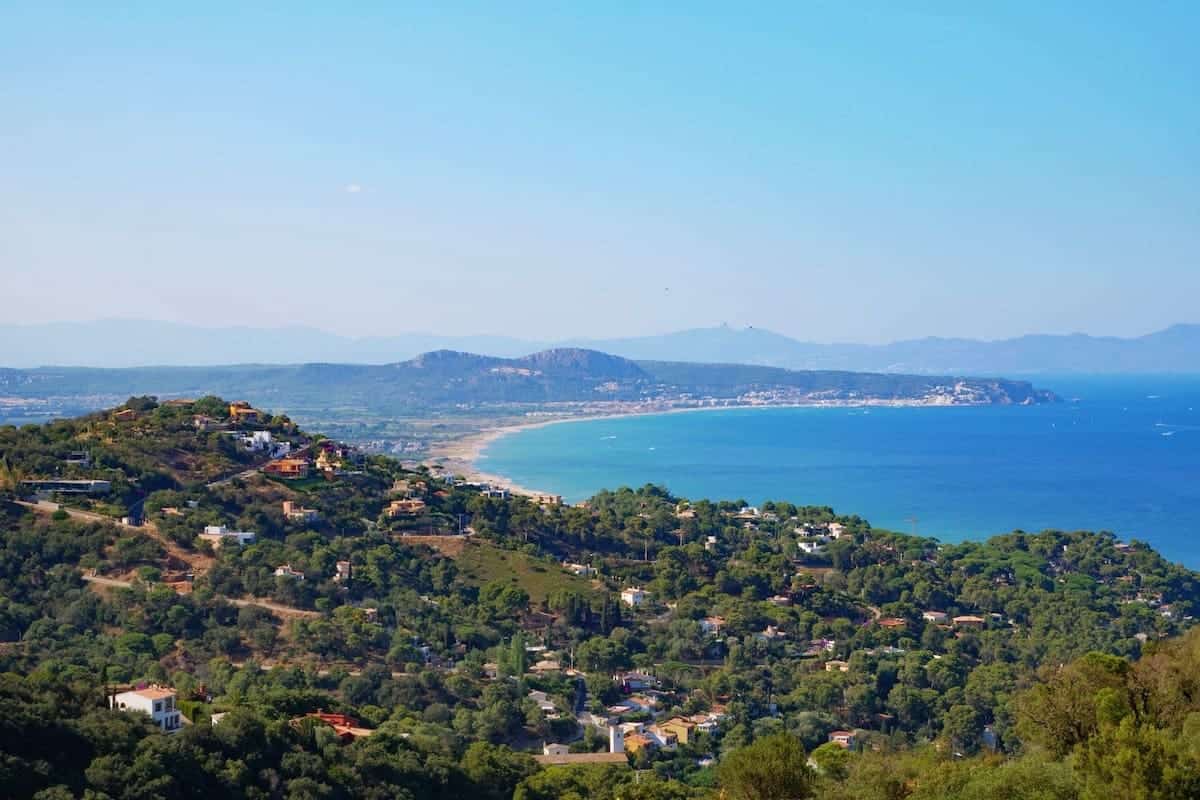 Views of Begur from a lookout