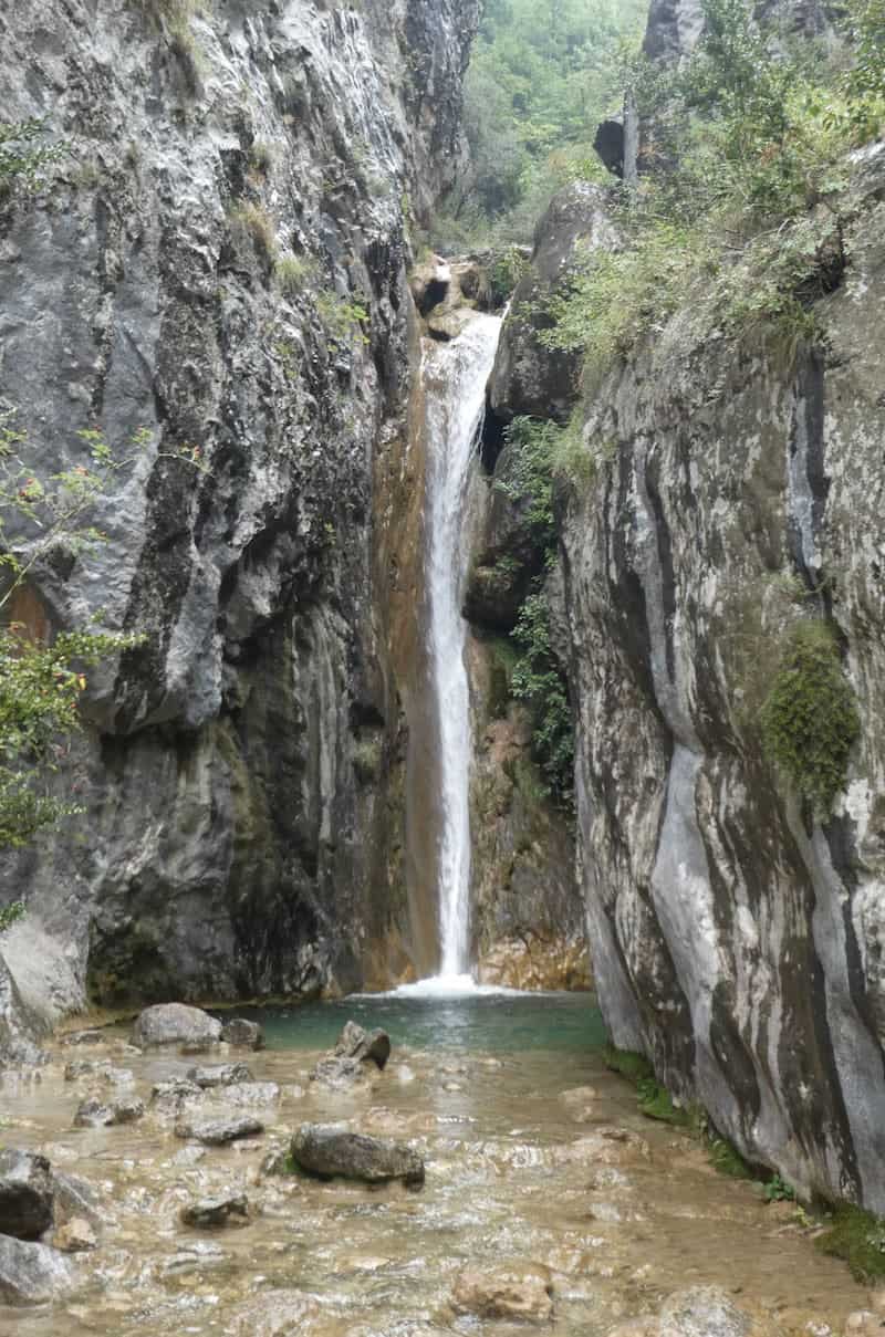 The waterfall Bullidor de la Llet