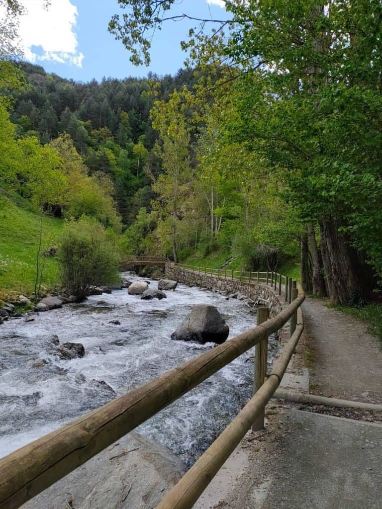 A section of the Camí Ral de La Massana (Andorra)