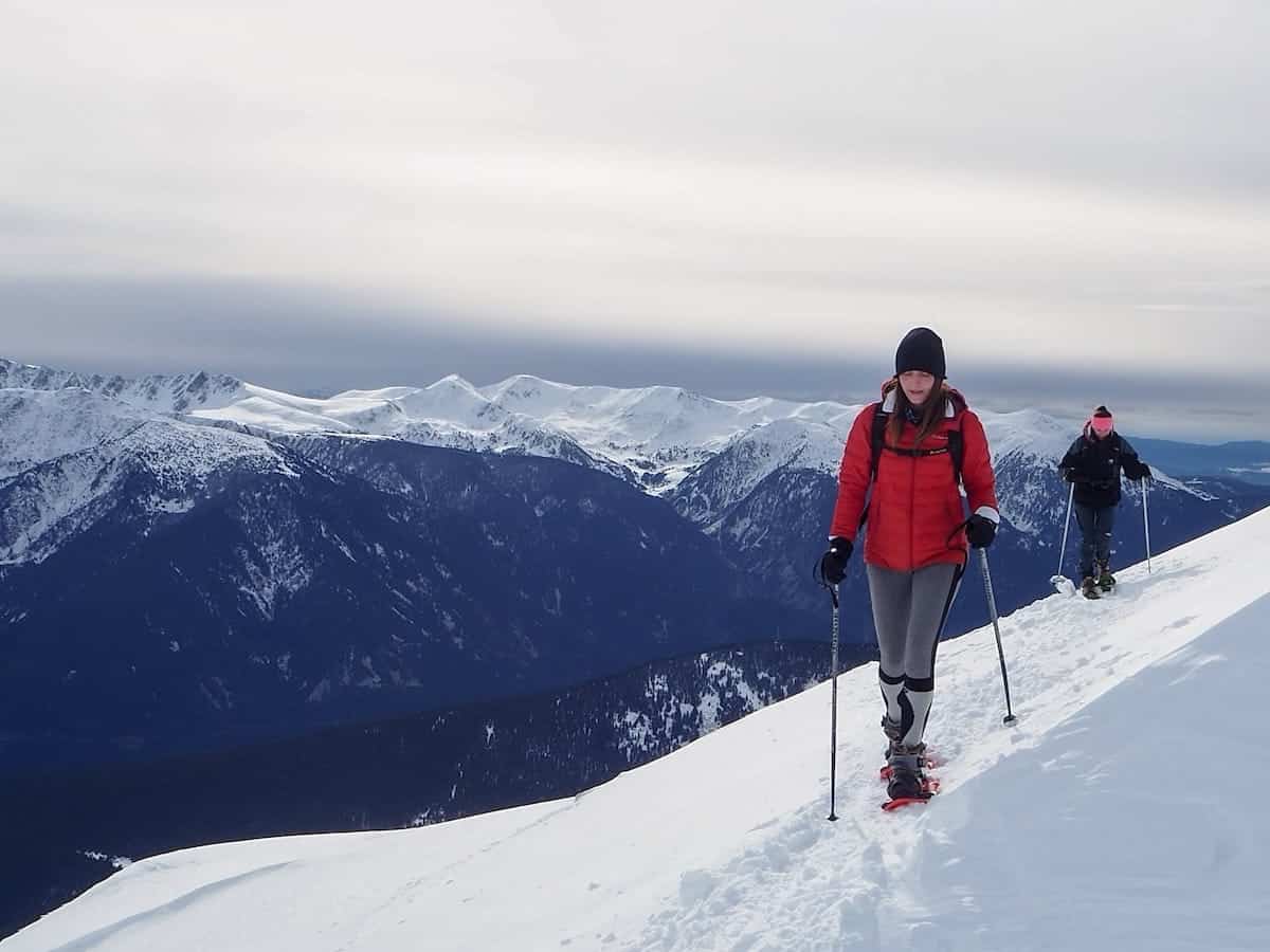 Snowshoeing to Pic de Casamanya