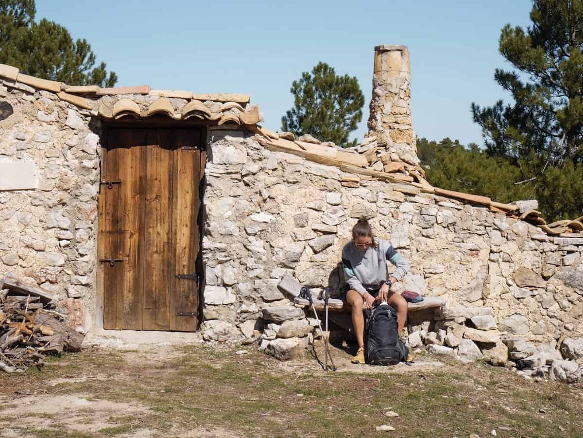 Taking a break at Corral del Quinto