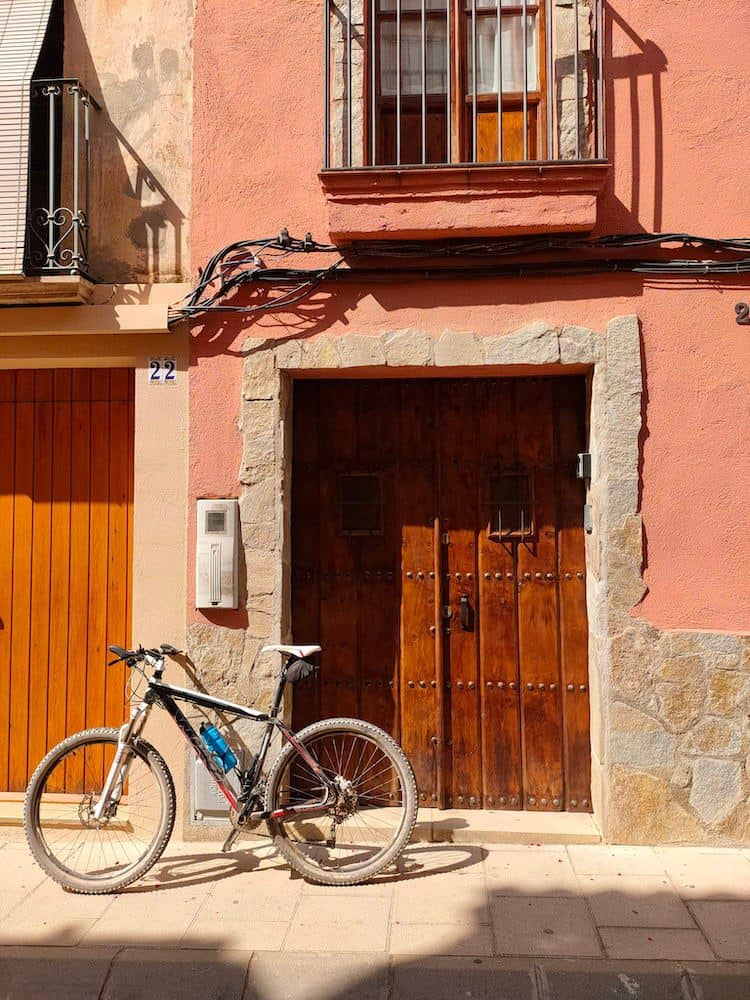 A bike in the small village of Montbrió (Costa Daurada)