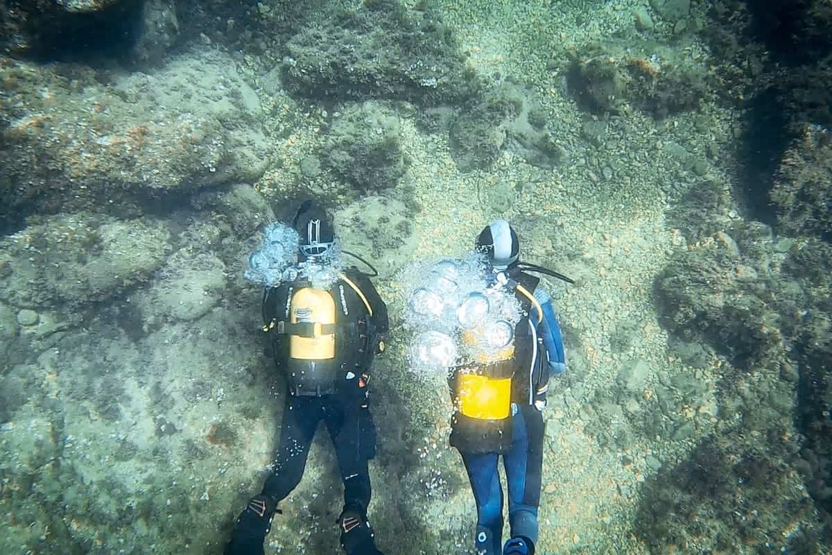 Two divers in the Medes Islands