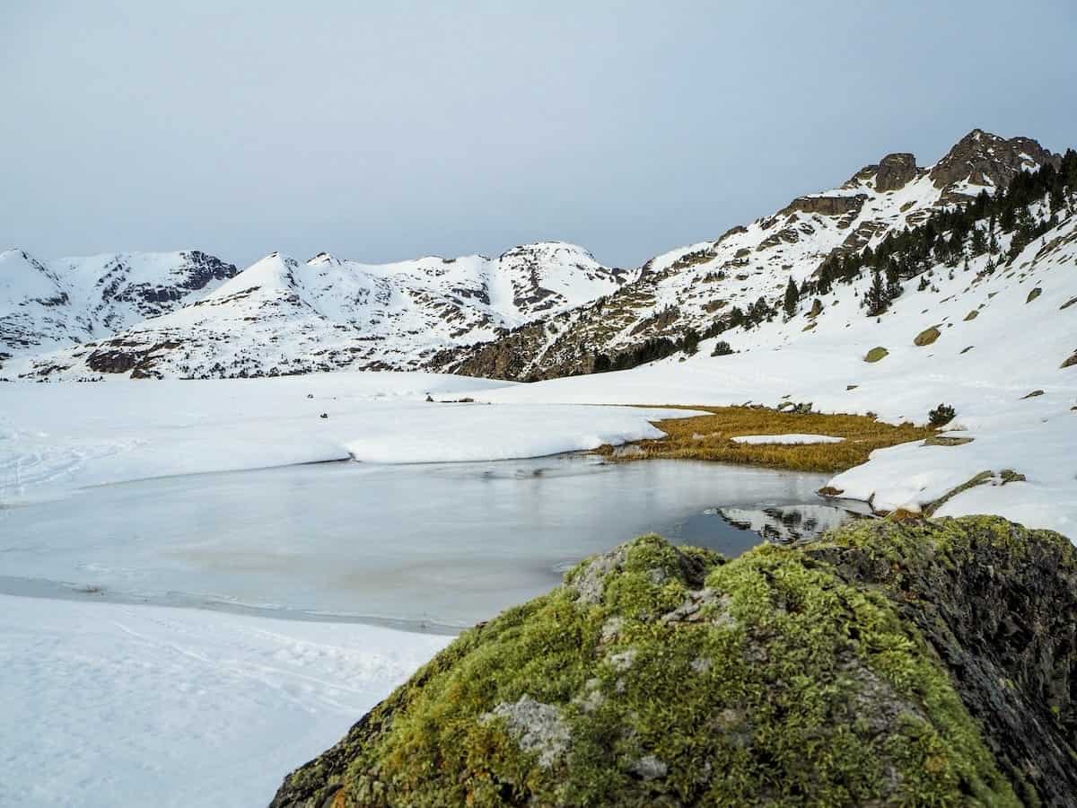 Estany de Siscaró in winter