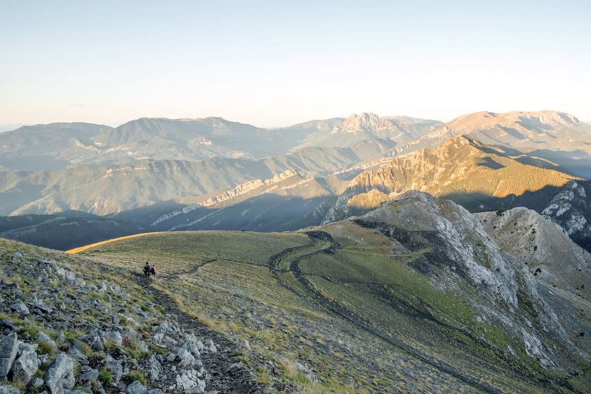 A section of the forth day of the Cavalls del Vent hike