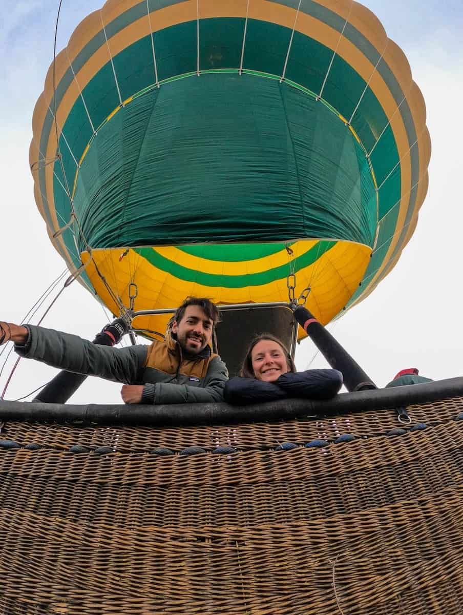 Hot air balloon ride with Kon-Tiki near Barcelona