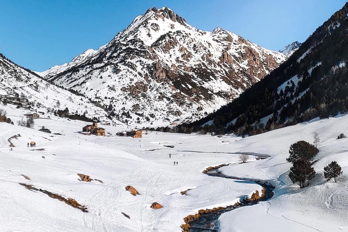 Vall d'Incles (Andorra) in winter