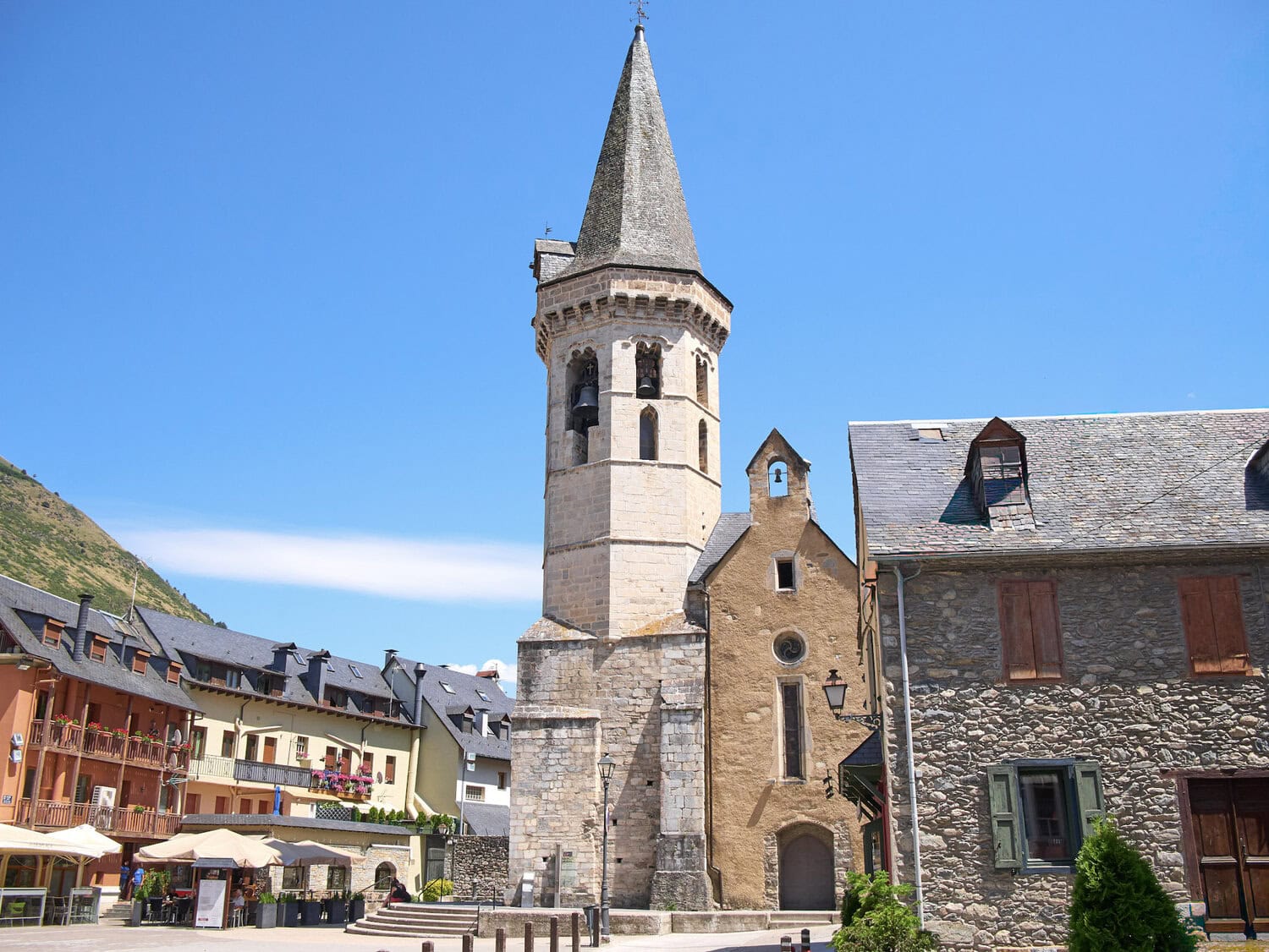 Vielha's Main square (Val d'Aran)