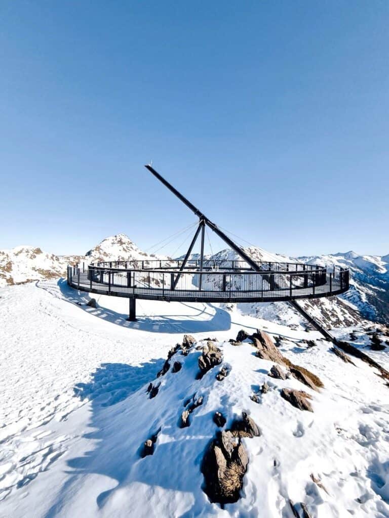 Mirador Solar de Tristaina in winter