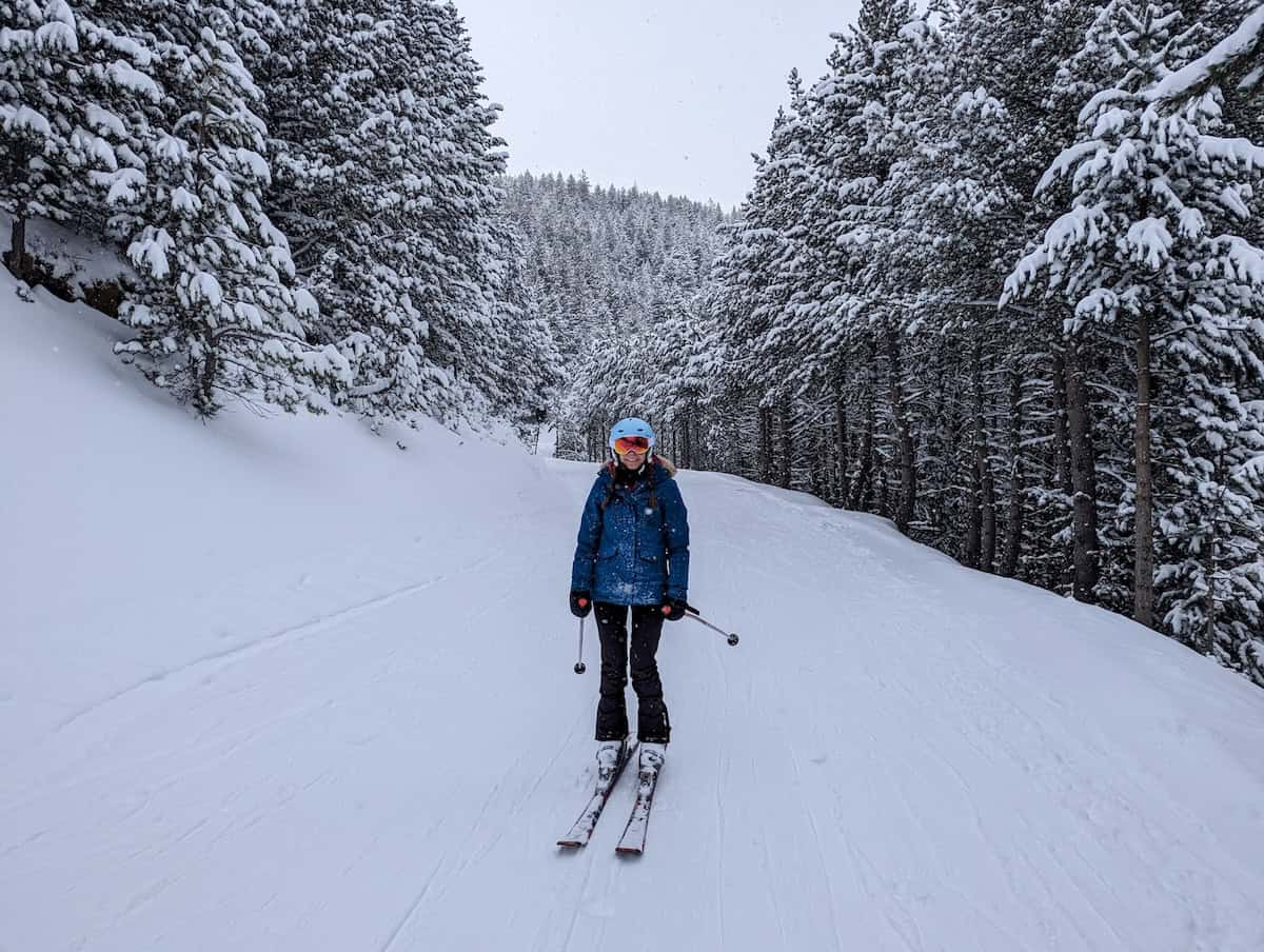 Skiing in Pal, one of the ski resorts in Andorra