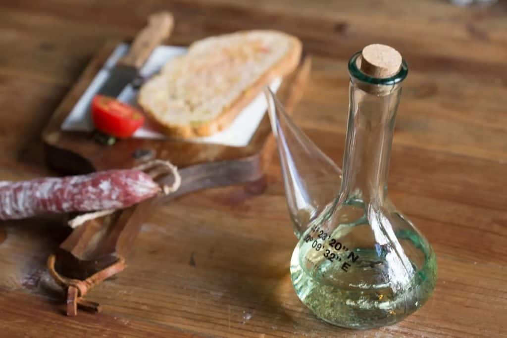 Porró, a typical Catalan utensil to drink wine