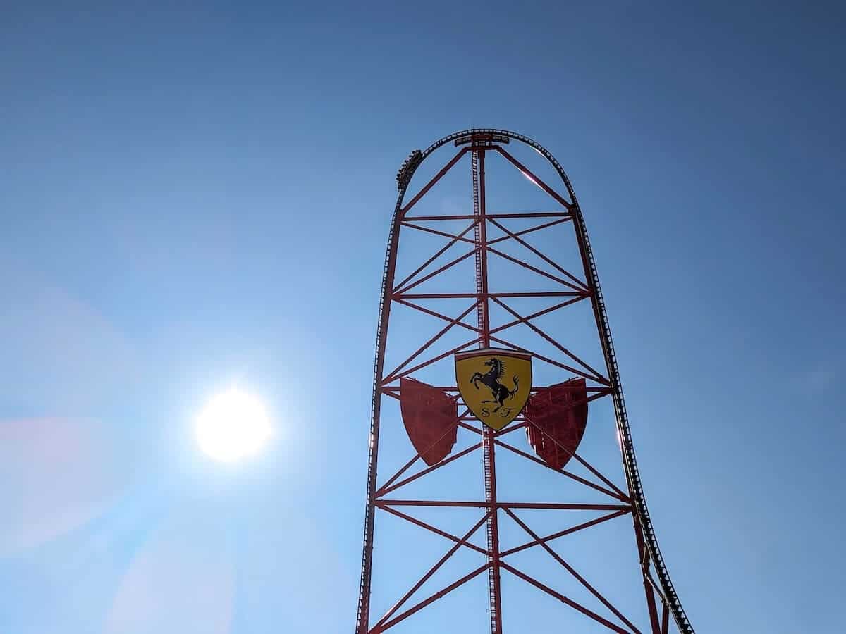 Red Force, the fastest and tallest ride in Europe