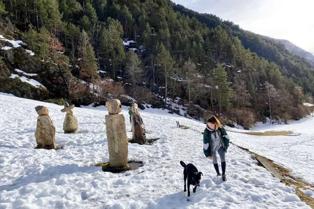 Ruta del Ferro winter hike in Andorra
