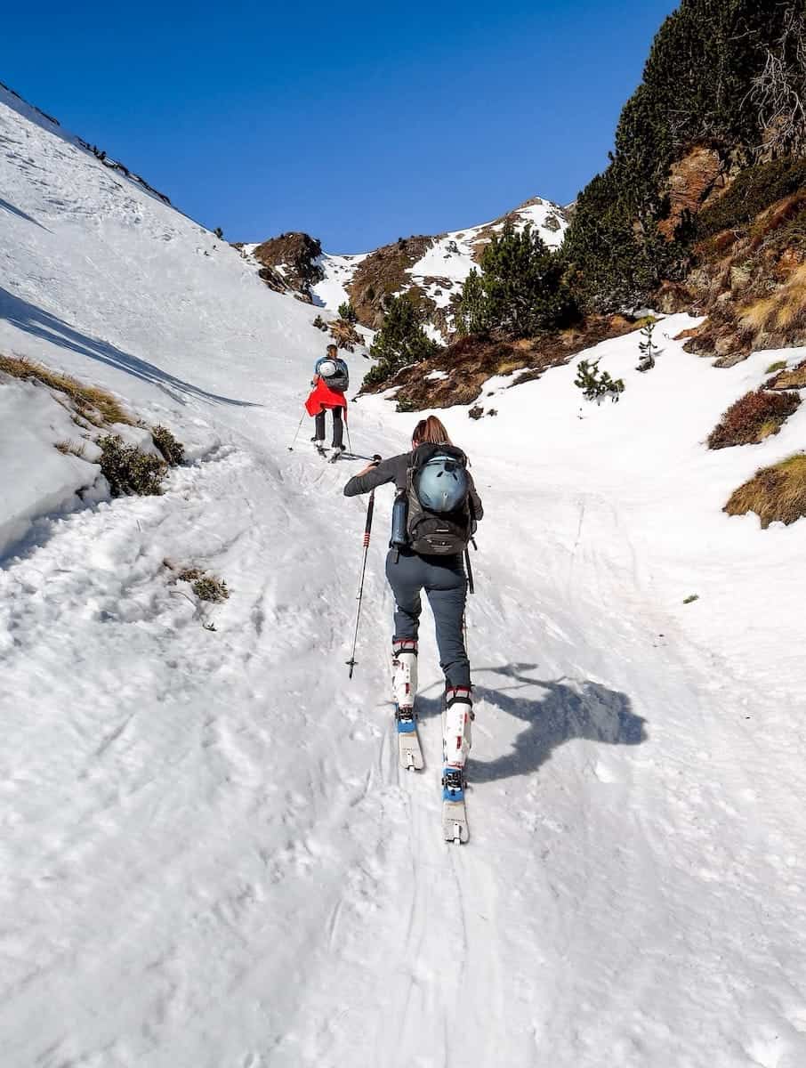 Ski mountaineering in Ransol (Andorra)