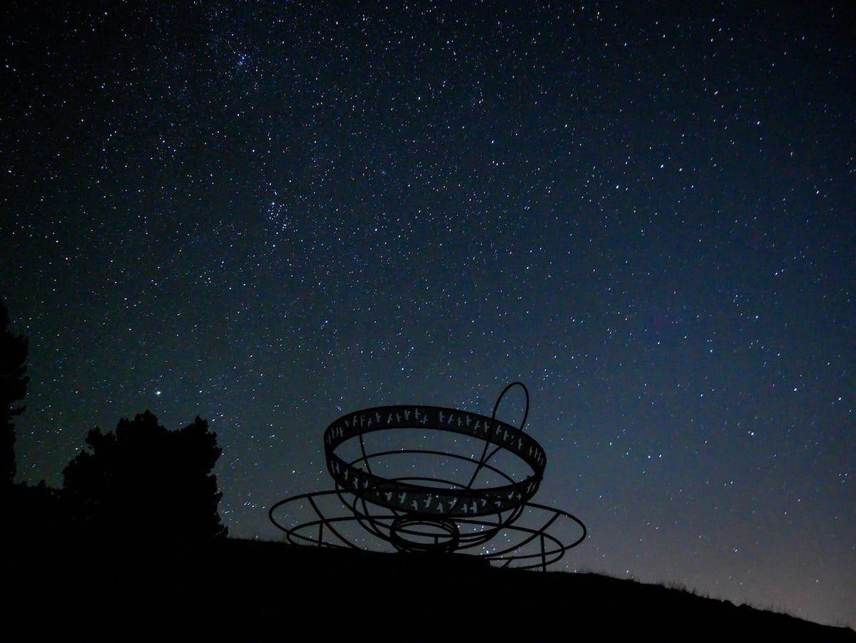 Starry sky in La Massana, designated Starlight Destination and Reserve