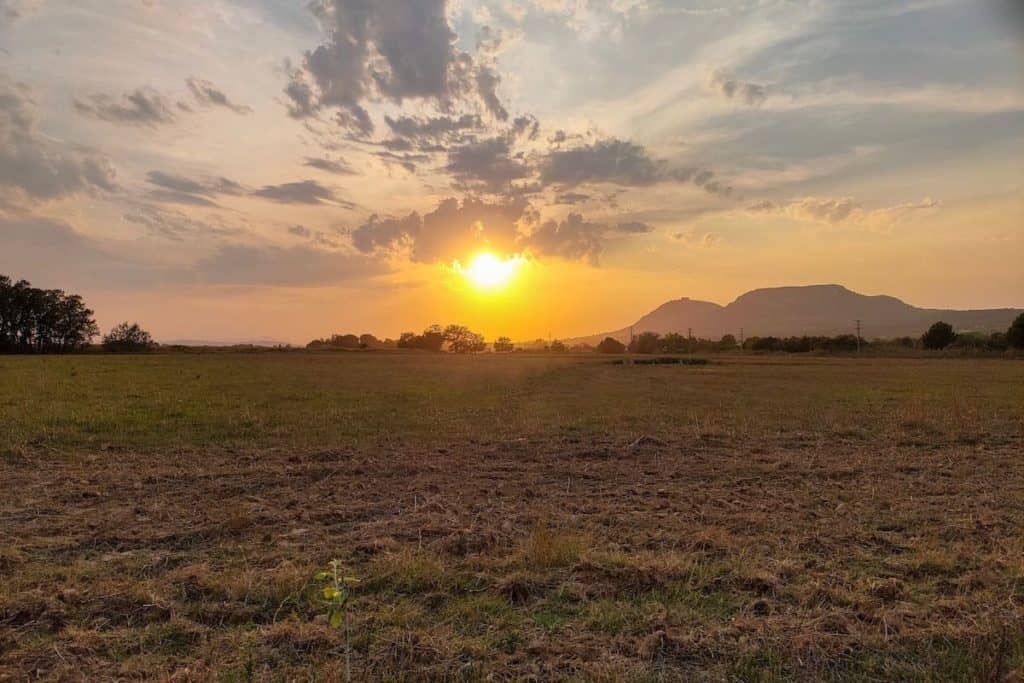 Sunset views from the Camping Empordà (Estartit)