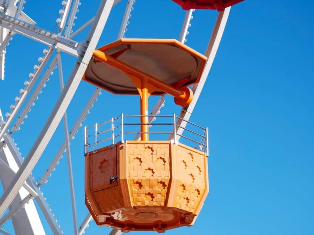 Ferris Wheel in Tibidabo Amusement Park