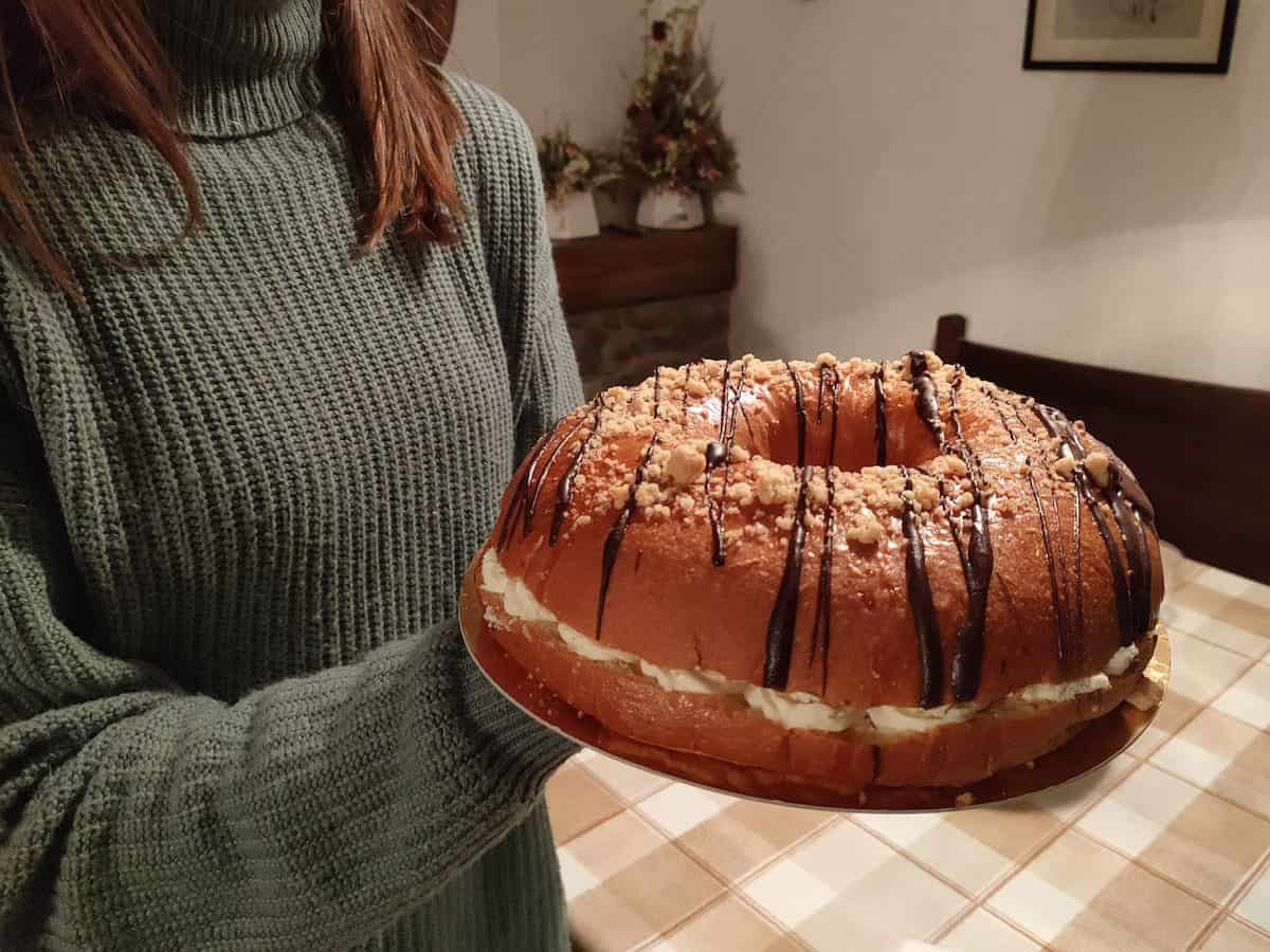 Tortell de Reis, the typical cake we eat on Jan 6