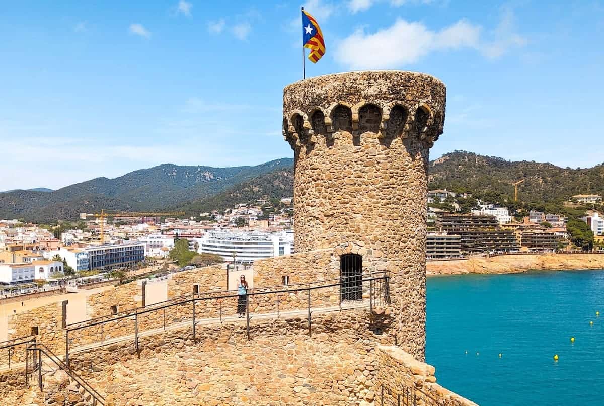 Tossa de Mar, one of the closest Costa Brava day trips from Barcelona