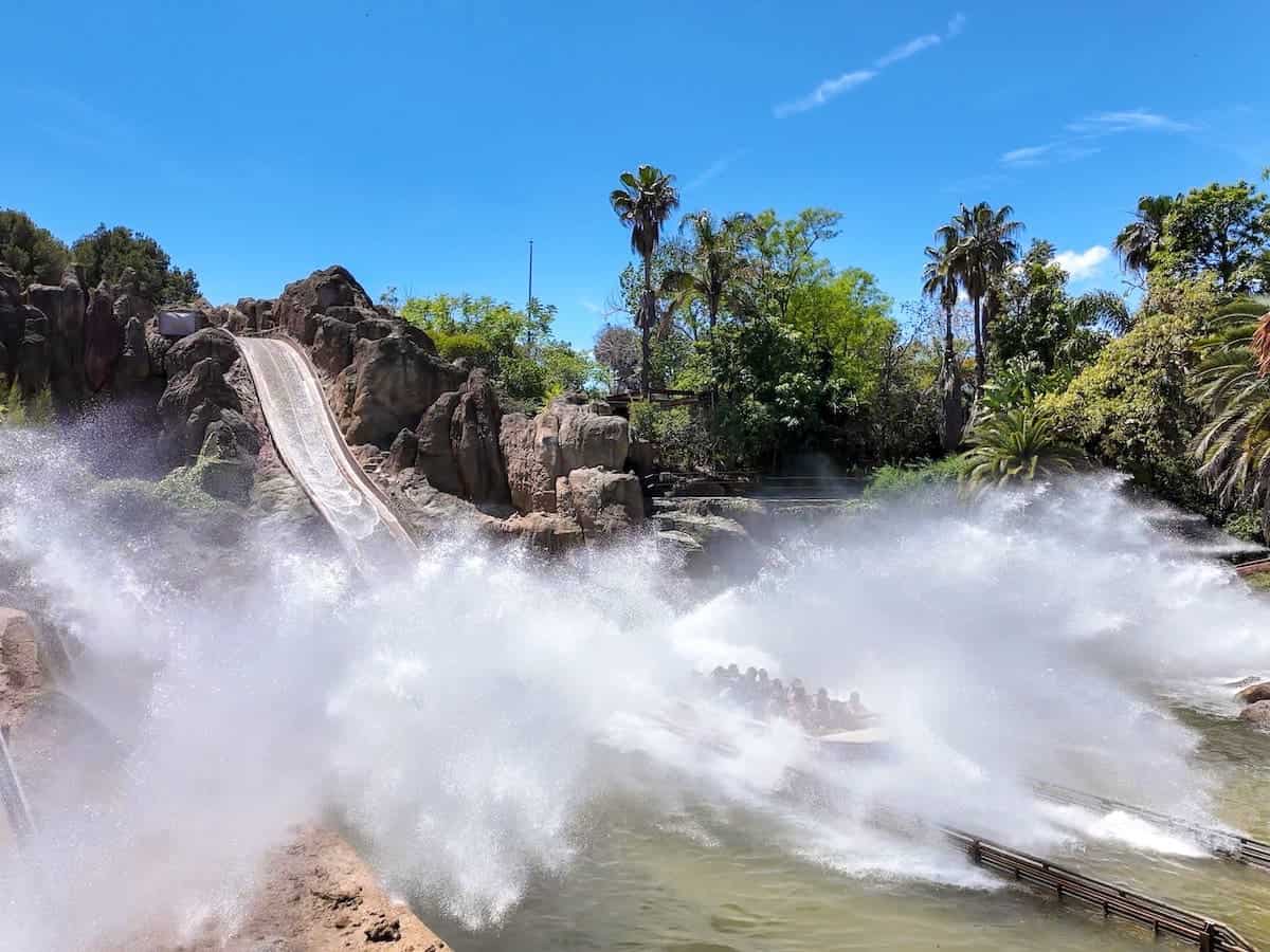 Tutuki Splash, the most iconic water ride in Port Aventura